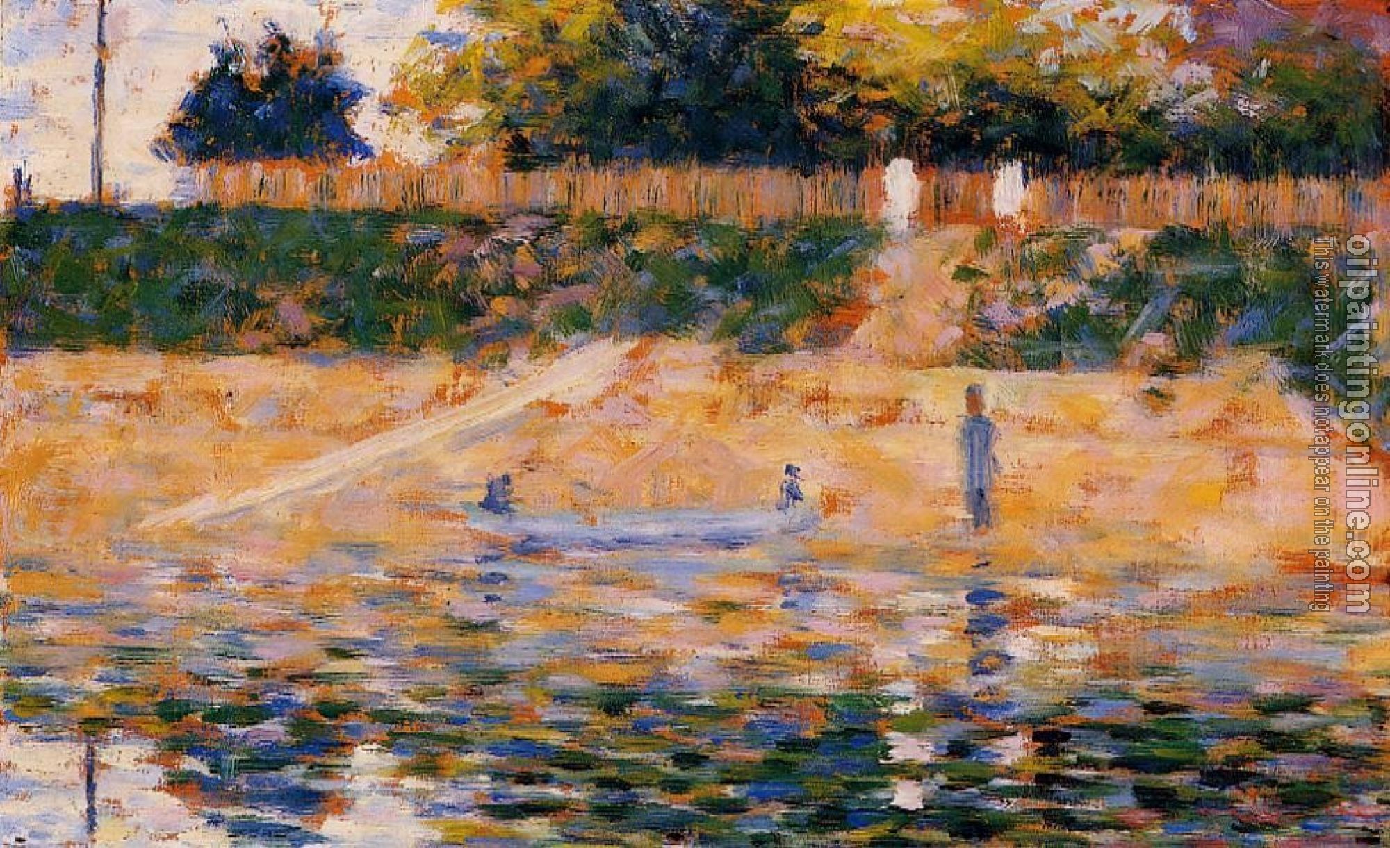 Seurat, Georges - Boats near the Beach at Asnieres